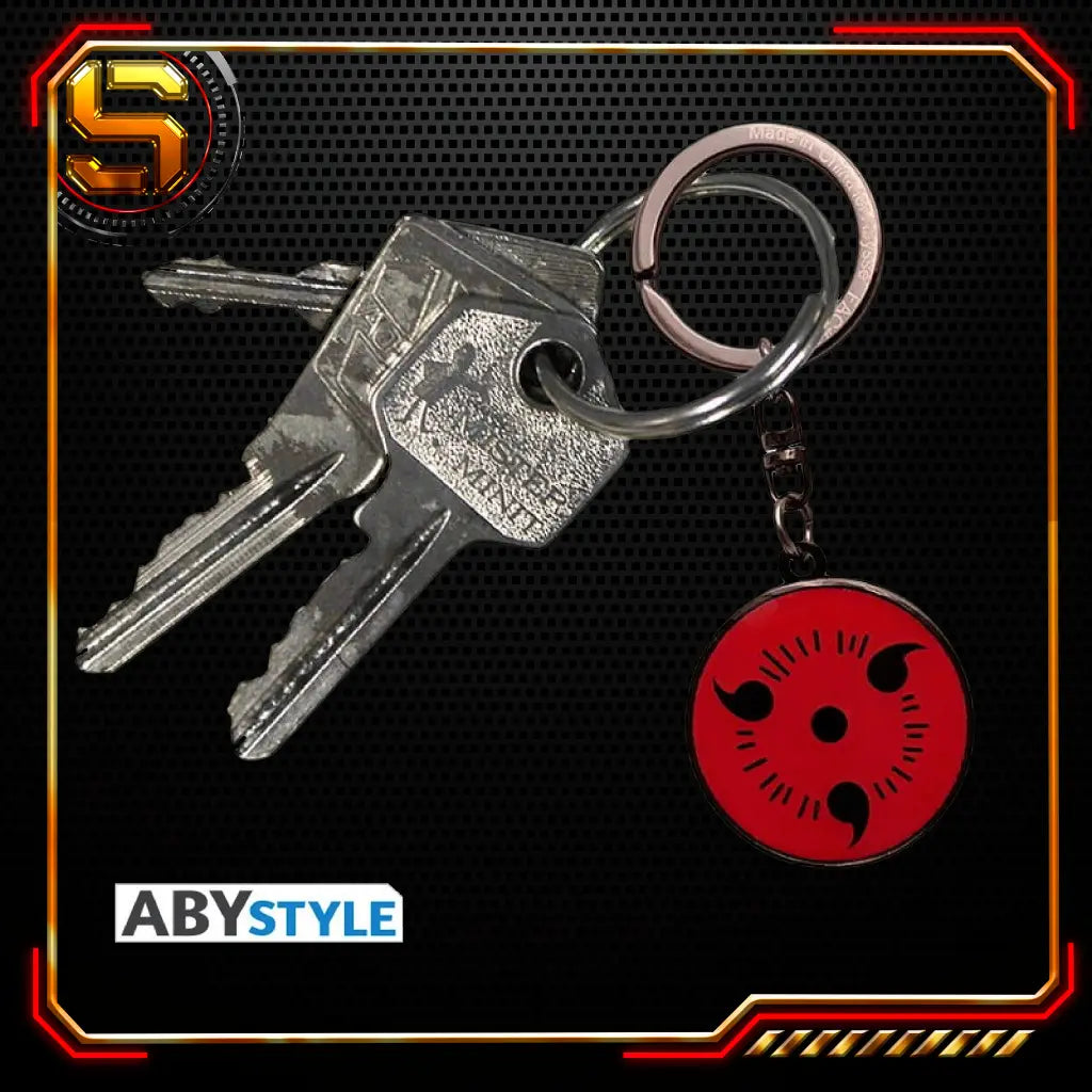 ABYSSE KEYCHAIN NARUTO SHIPPUDEN MOVING SHARINGAN KEYCHAIN