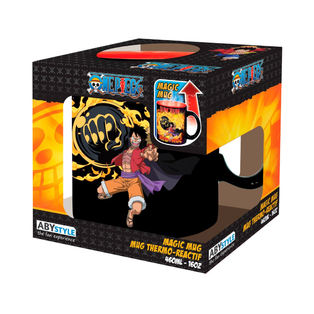 ABYSSE MUG ANIME ONE PIECE LUFFY VS KAIDOU 460 ML HEAT CHANGE MUG