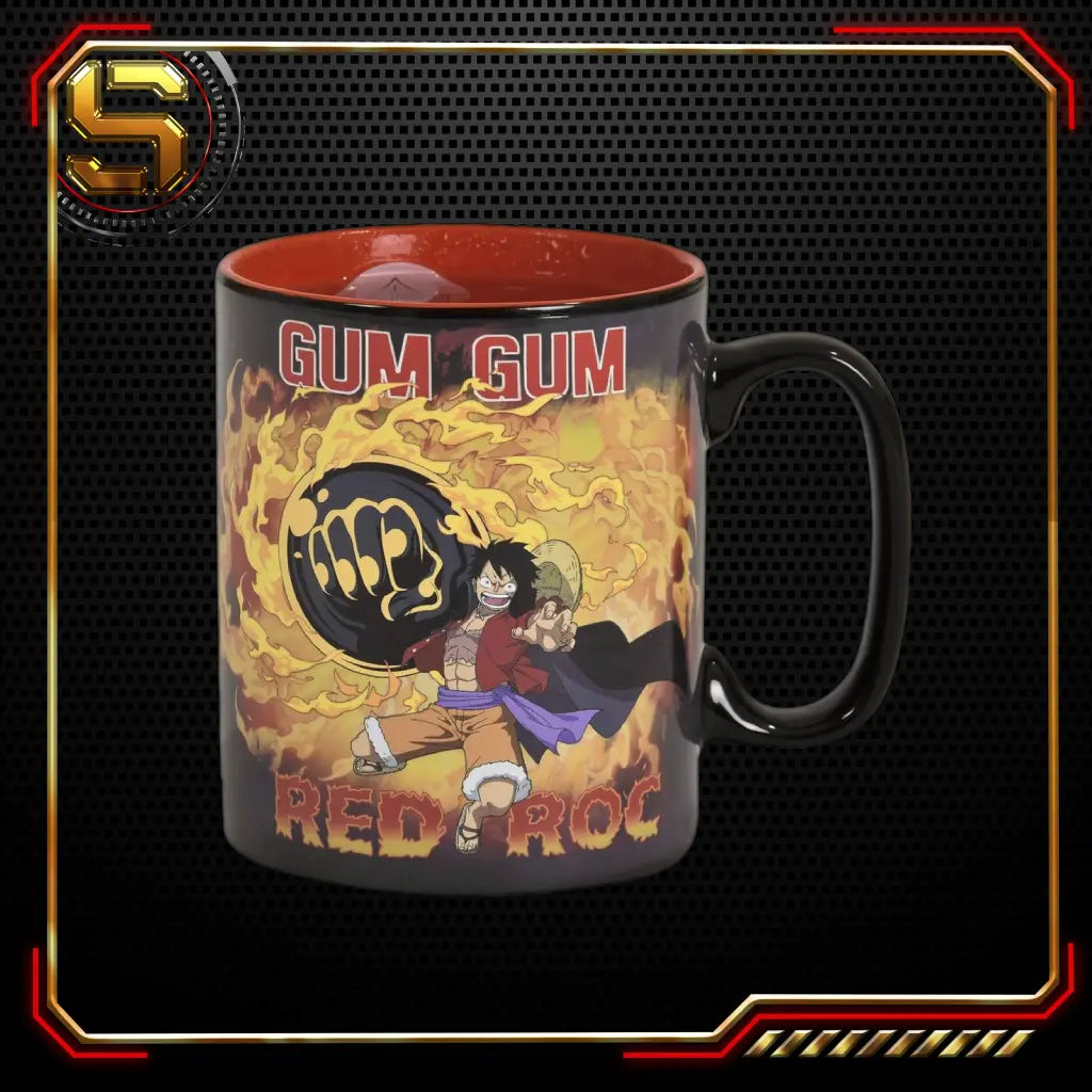ABYSSE MUG ANIME ONE PIECE LUFFY VS KAIDOU 460 ML HEAT CHANGE MUG