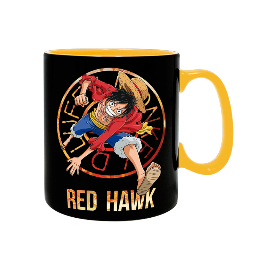 ABYSSE MUG ANIME ONE PIECE LUFFY AND SABO 460 ML HEAT CHANGE MUG
