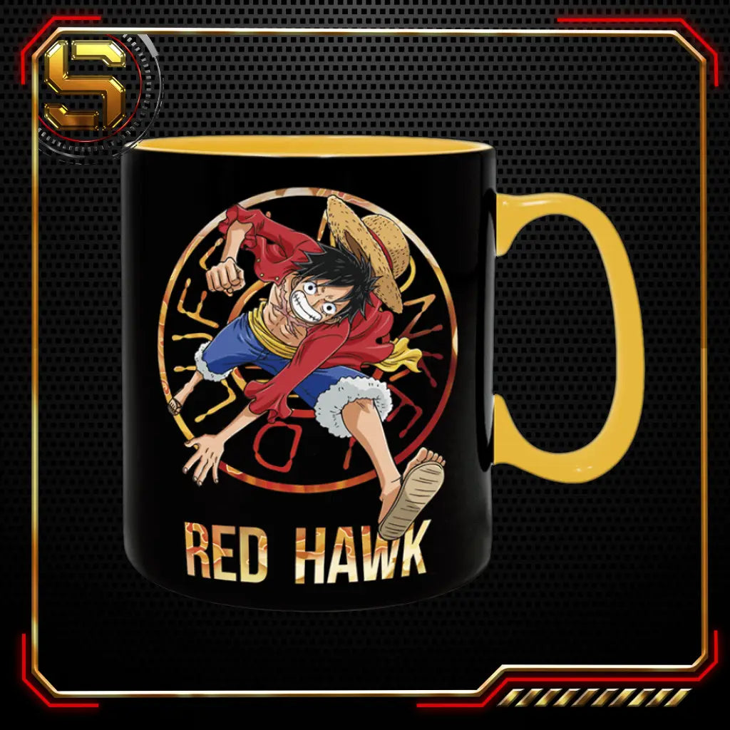 ABYSSE MUG ANIME ONE PIECE LUFFY AND SABO 460 ML HEAT CHANGE MUG