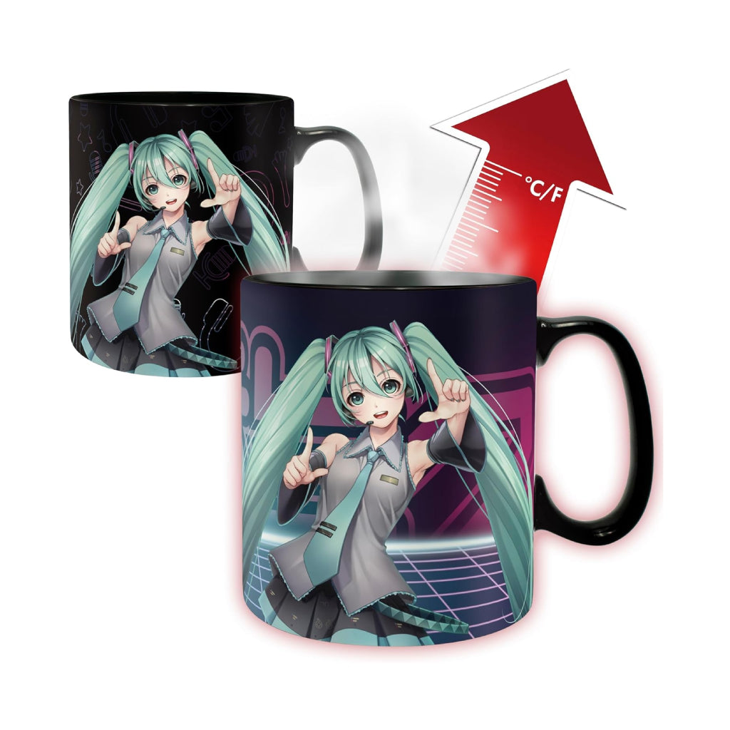 ABYSSE MUG VOCALOID HATSUNE MIKU 460 ML HEAT CHANGE MUG