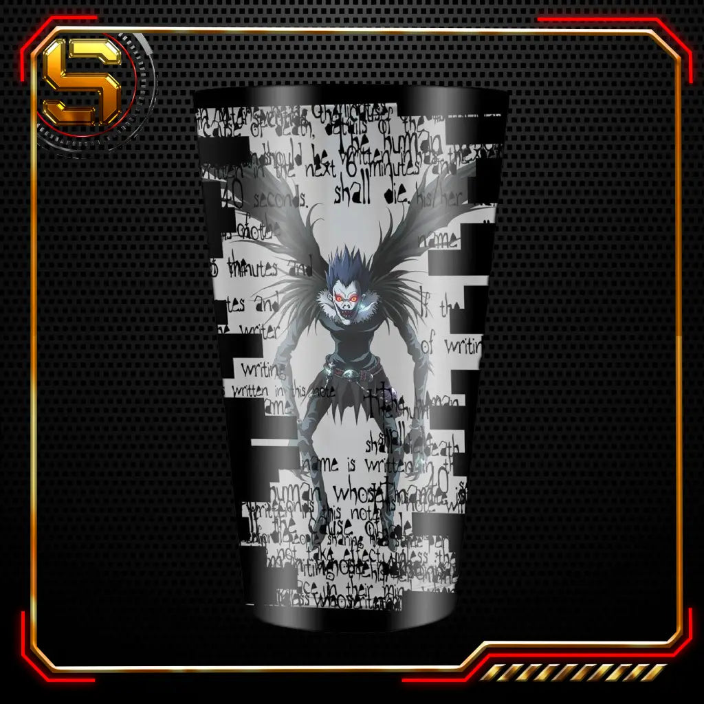 ABYSSE GLASS ANIME DEATH NOTE RYUK 14 OZ GLASS