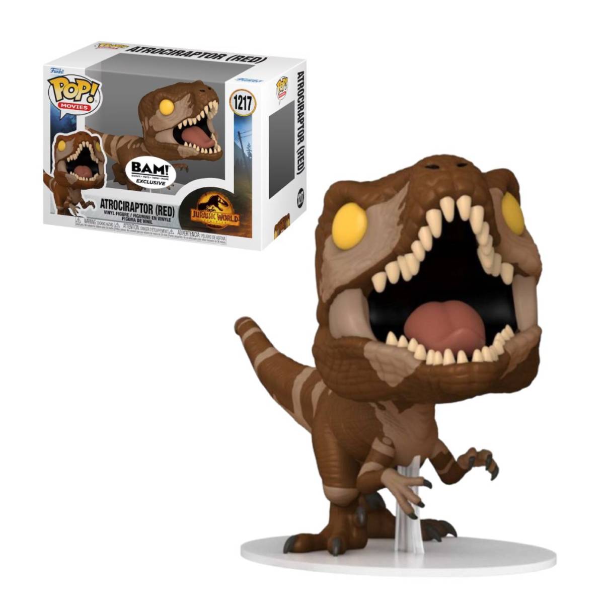 FUNKO POP MOVIES JURASSIC WORLD ATROCIRAPTOR RED 1217