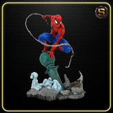 DIAMOND GALLERY MARVEL COMICS SPIDERMAN LAMPPOST DIORAMA