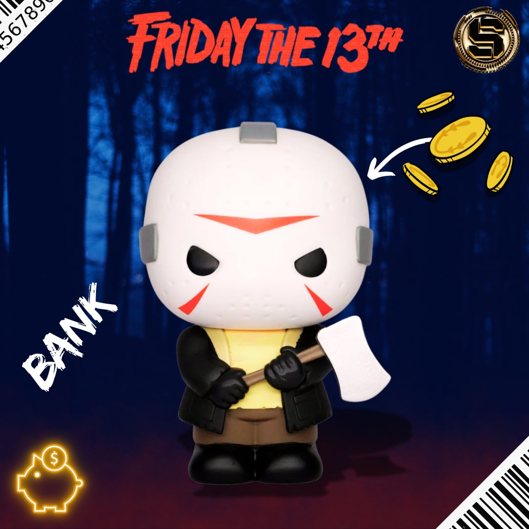 MONOGRAM MOVIES FRIDAY THE 13TH JASON FIGURAL BANK