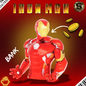 MONOGRAM MARVEL AVENGERS IRON MAN BUST BANK