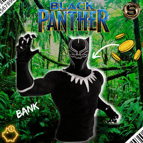 MONOGRAM MARVEL BLACK PANTHER BUST BANK