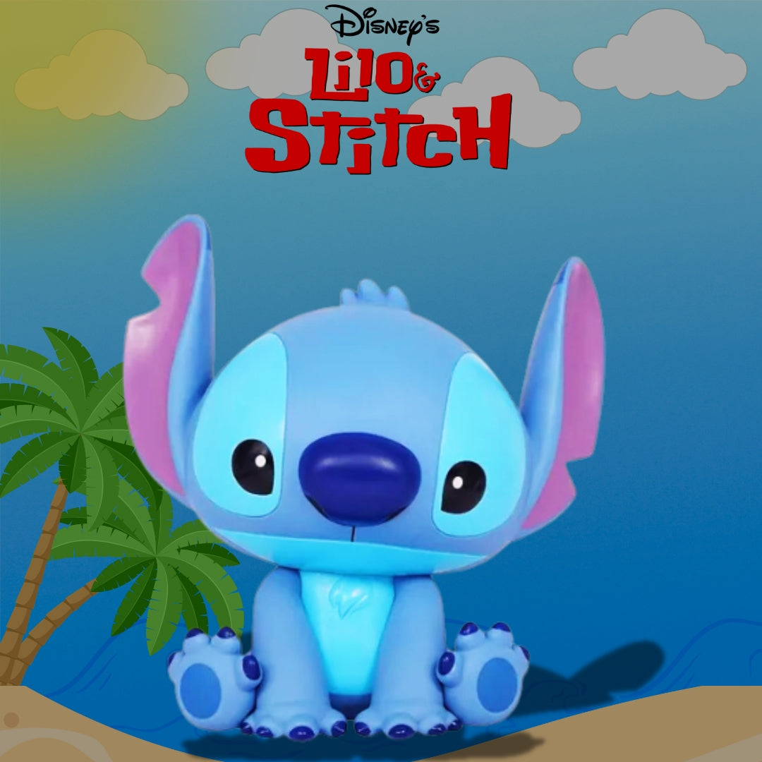 MONOGRAM DISNEY LILO AND STITCH STITCH FIGURAL PVC BANK