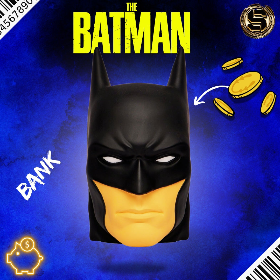 MONOGRAM DC BATMAN HEAD PVC DELUXE BANK