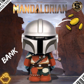 MONOGRAM STAR WARS THE MANDALORIAN MANDO PVC BANK