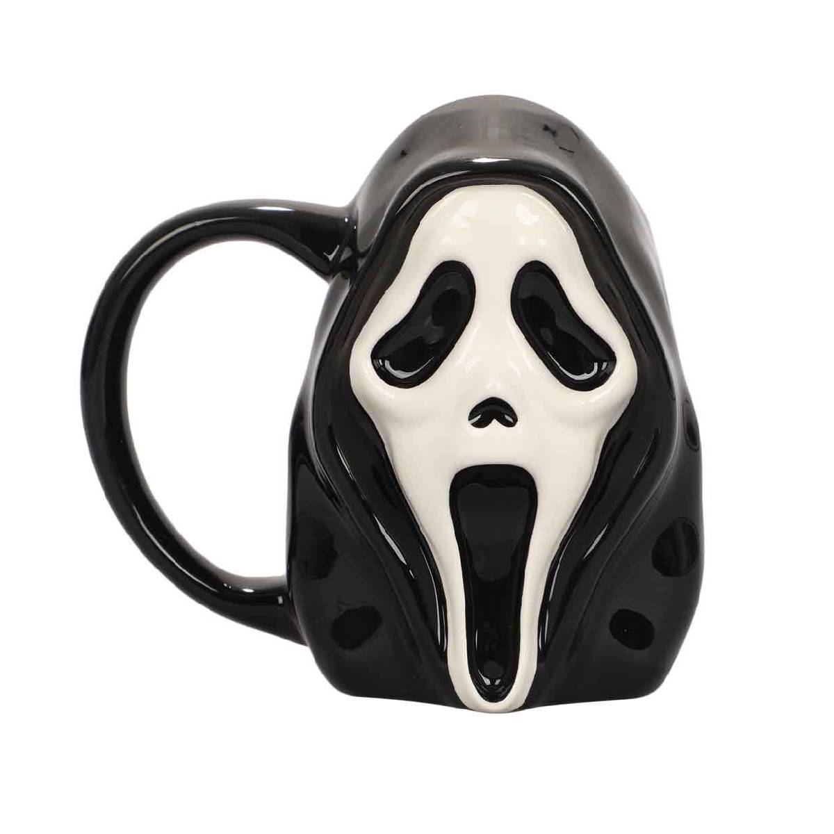 BIOWORLD SCREAM GHOSTFACE SCULPTED CERAMIC 16 OZ MUG