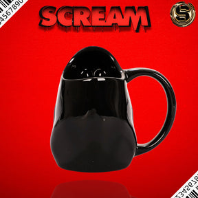 BIOWORLD SCREAM GHOSTFACE SCULPTED CERAMIC 16 OZ MUG