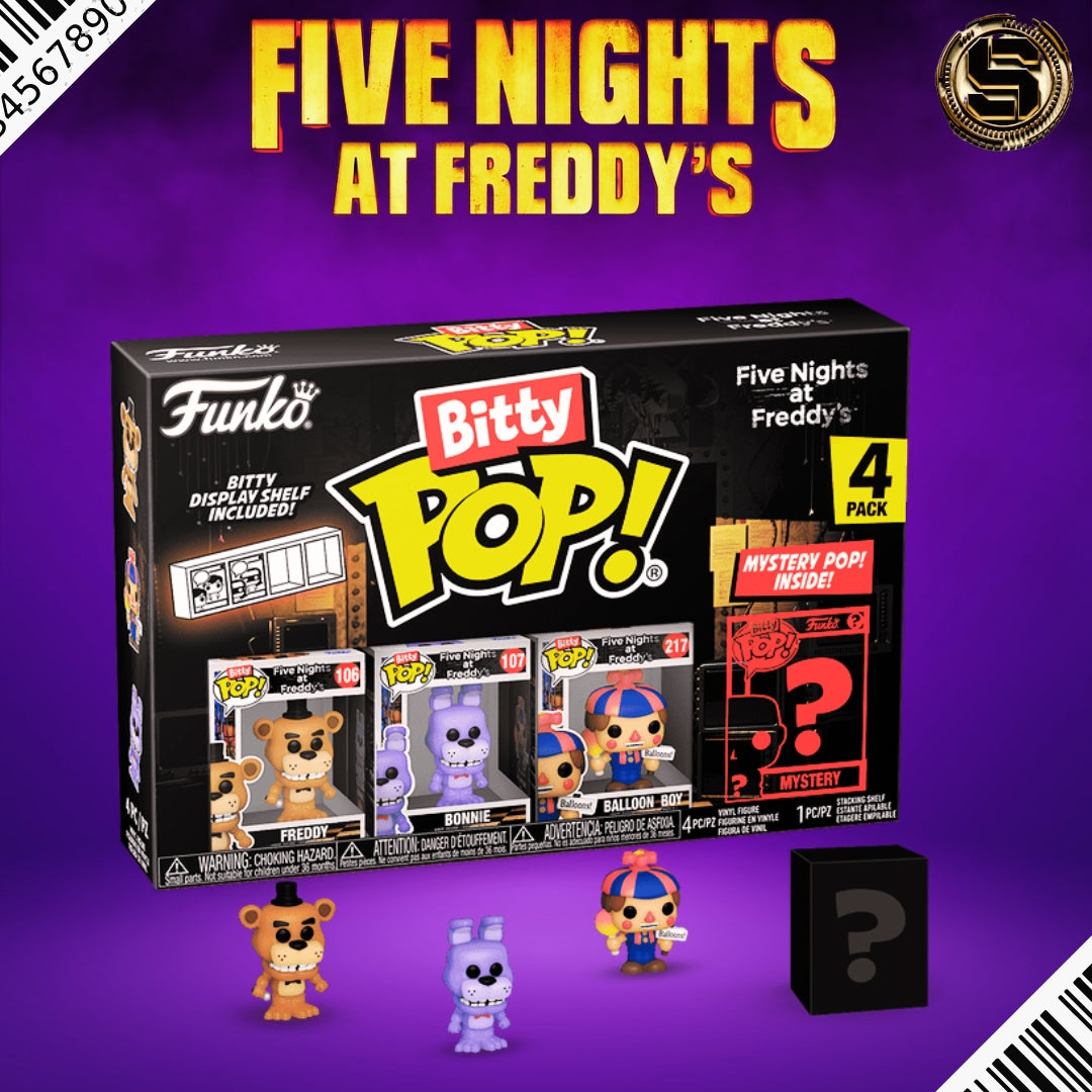 FUNKO BITTY POP FIVE NIGHTS AT FREDDYS FREDDY 4PK