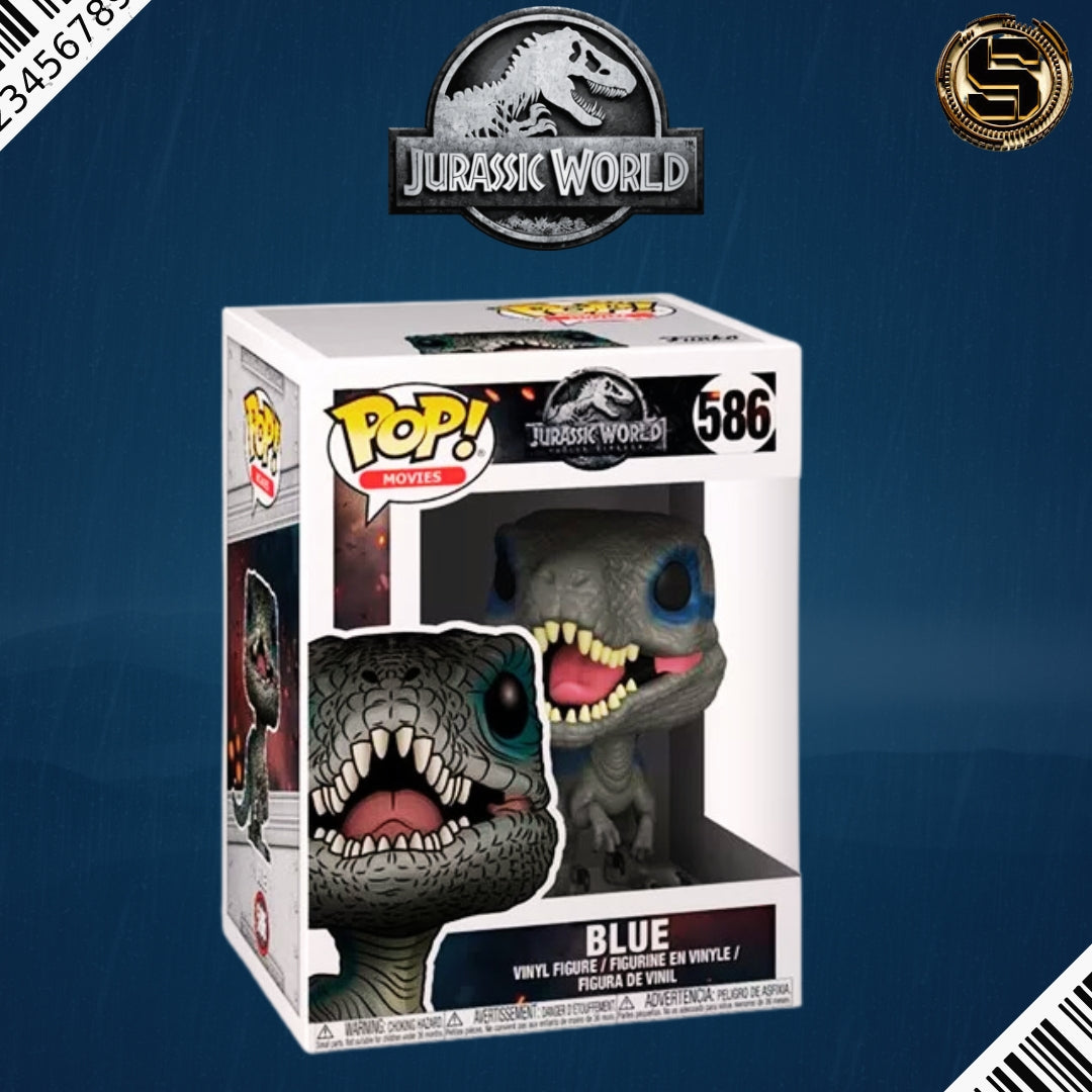 FUNKO POP MOVIES JURASSIC WORLD BLUE 586