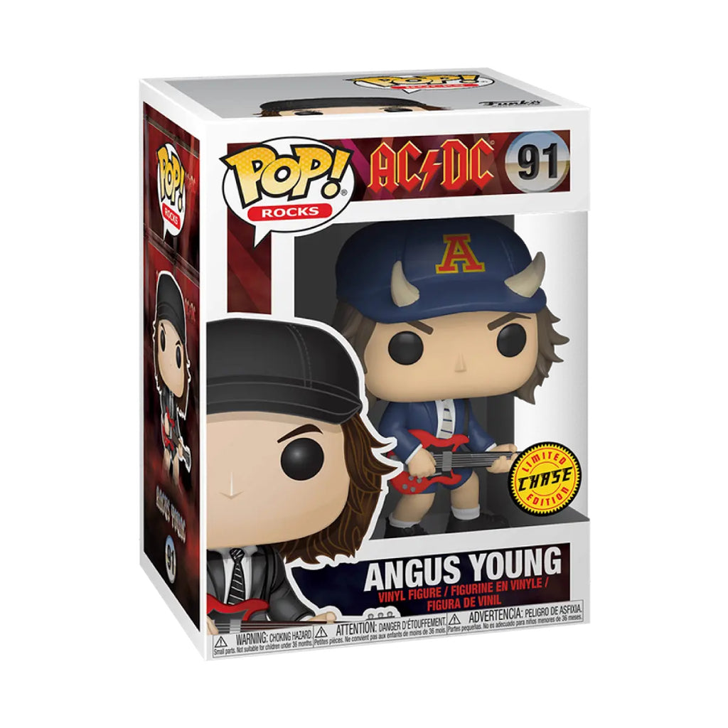 FUNKO POP ROCKS AC/DC ANGUS YOUNG 91 CHASE