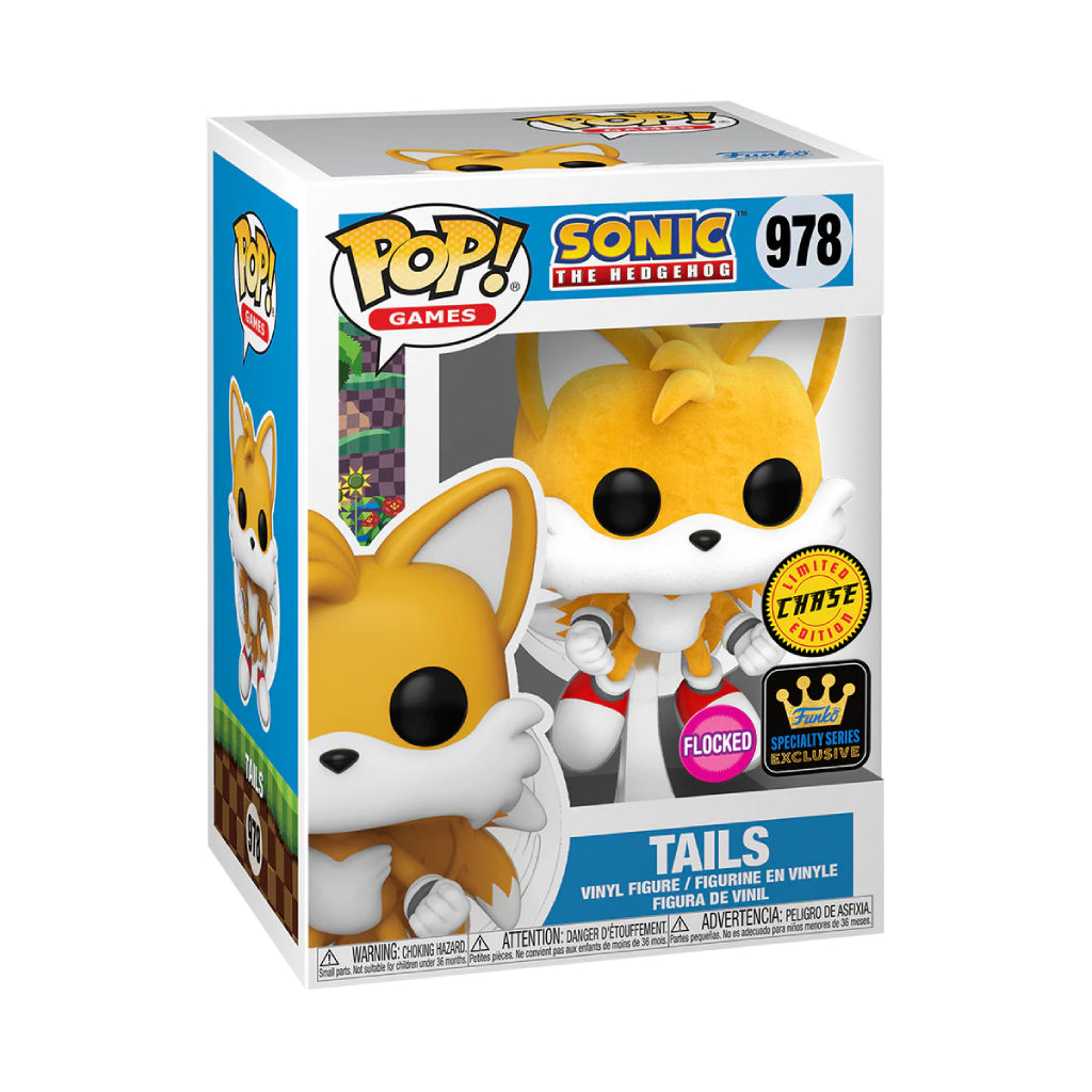 FUNKO POP GAMES SONIC THE HEDGEHOG TAILS FLYING 978 CHASE