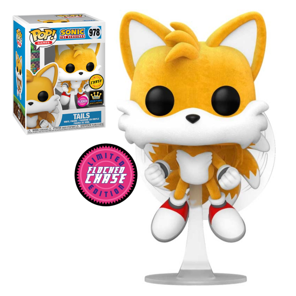 FUNKO POP GAMES SONIC THE HEDGEHOG TAILS FLYING 978 CHASE