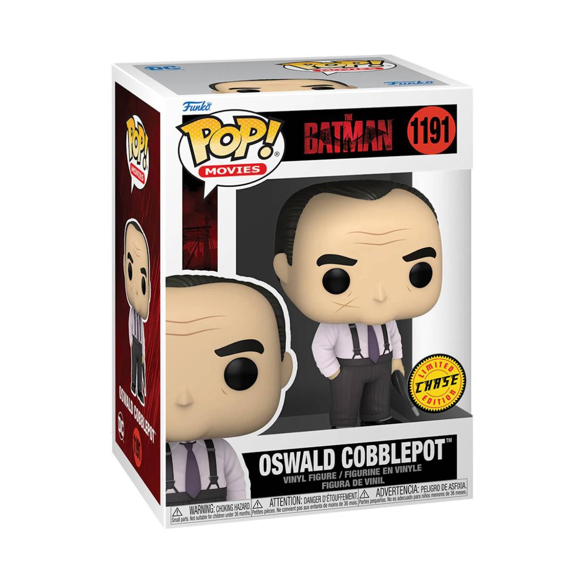 FUNKO POP MOVIES DC THE BATMAN OSWALD COBBLEPOT 1191 CHASE