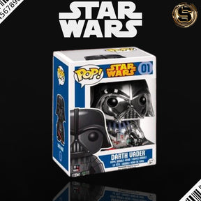 FUNKO POP STAR WARS DARTH VADER CHROME 01 EXCLUSIVO SAHARIS