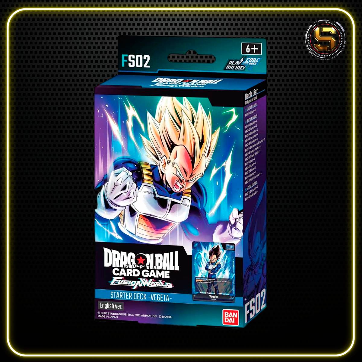 BANDAI DRAGON BALL SUPER CARD GAME FUSION WORLD VEGETA STARTER DECK