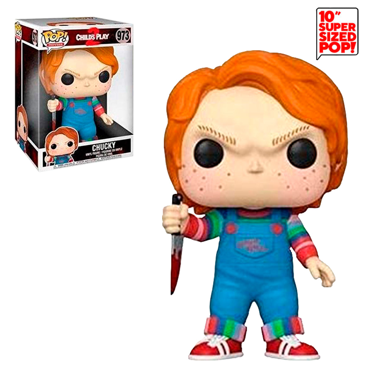 FUNKO POP MOVIES CHILDS PLAY 2 CHUCKY 10 INCH 973