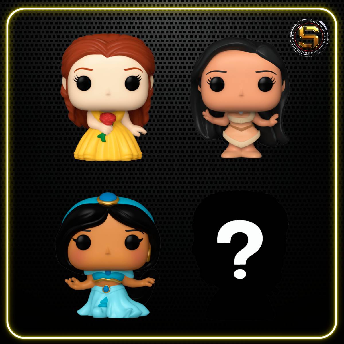 FUNKO BITTY POP DISNEY BEAUTY AND THE BEAST BELLE 4PK