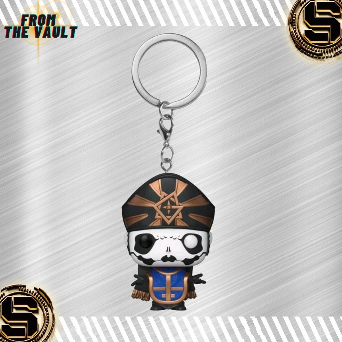FUNKO KEYCHAIN ROCKS GHOST PAPA EMERITUS IV EXCLUSIVO SAHARIS