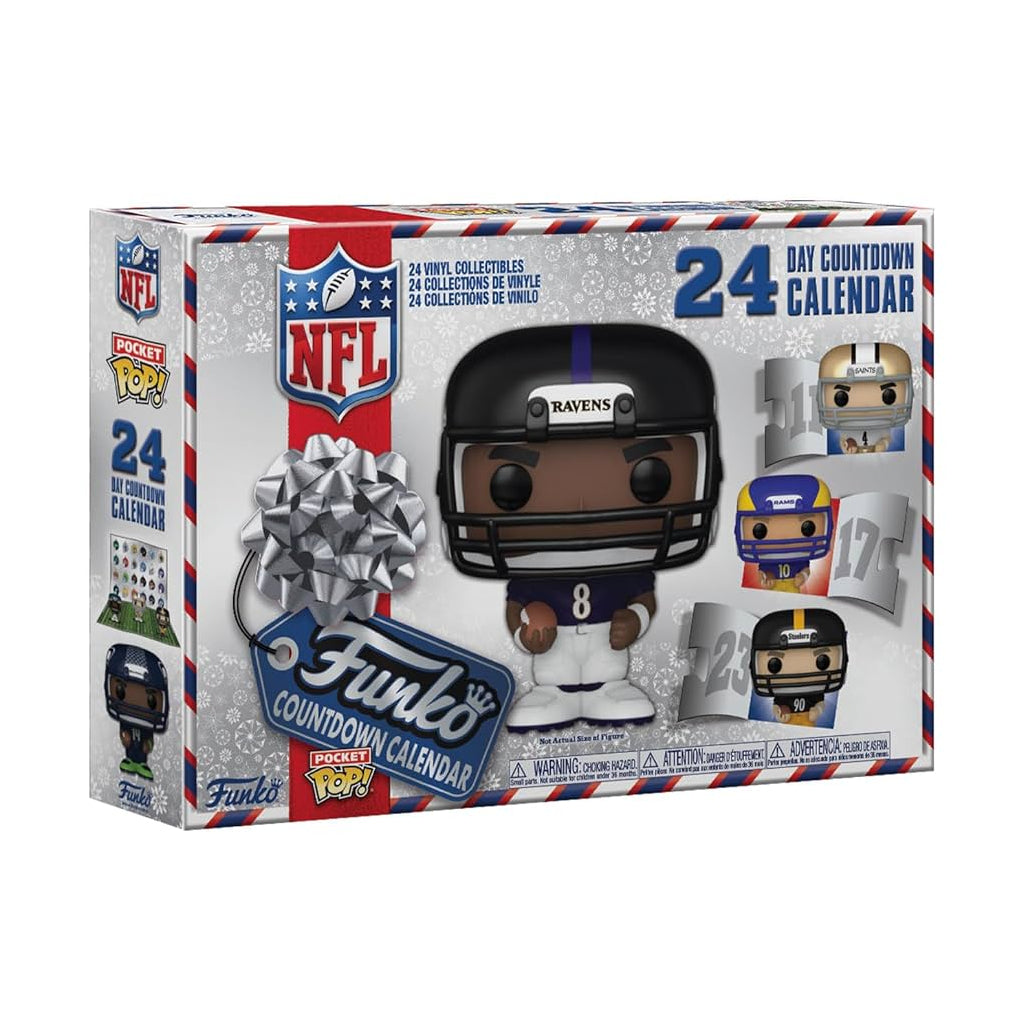 FUNKO POP ADVENT CALENDAR FOOTBALL NFL 24 DAY COUNTDOWN CALENDAR