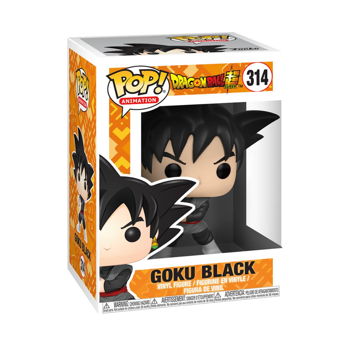 FUNKO POP ANIME DRAGON BALL SUPER GOKU BLACK 314