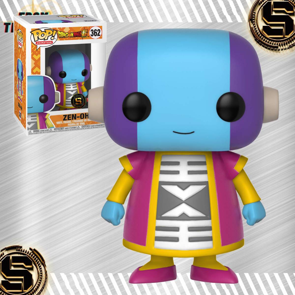 FUNKO POP ANIME DRAGON BALL SUPER ZEN-OH 362 EXCLUSIVO SAHARIS