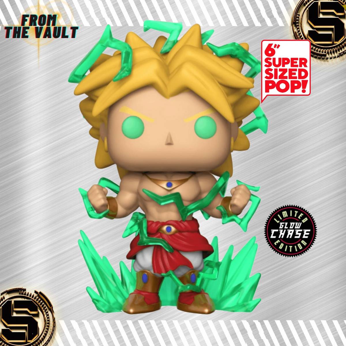 FUNKO POP ANIME DRAGON BALL Z LEGENDARY SUPER SAIYAN BROLY 6 INCH 623 CHASE