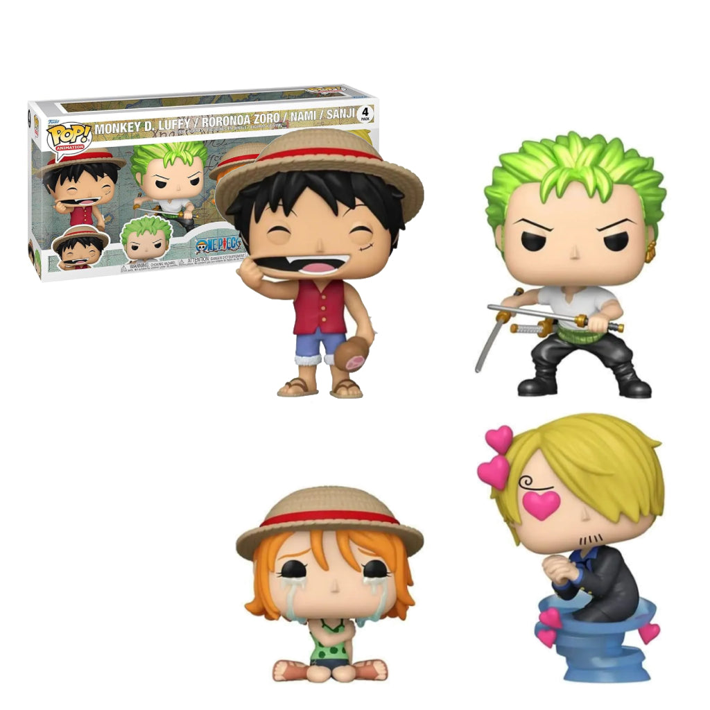 FUNKO POP ANIME ONE PIECE HEROES 4PK (EMEA)
