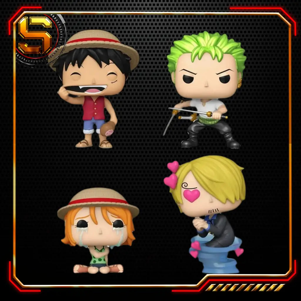 FUNKO POP ANIME ONE PIECE HEROES 4PK (EMEA)