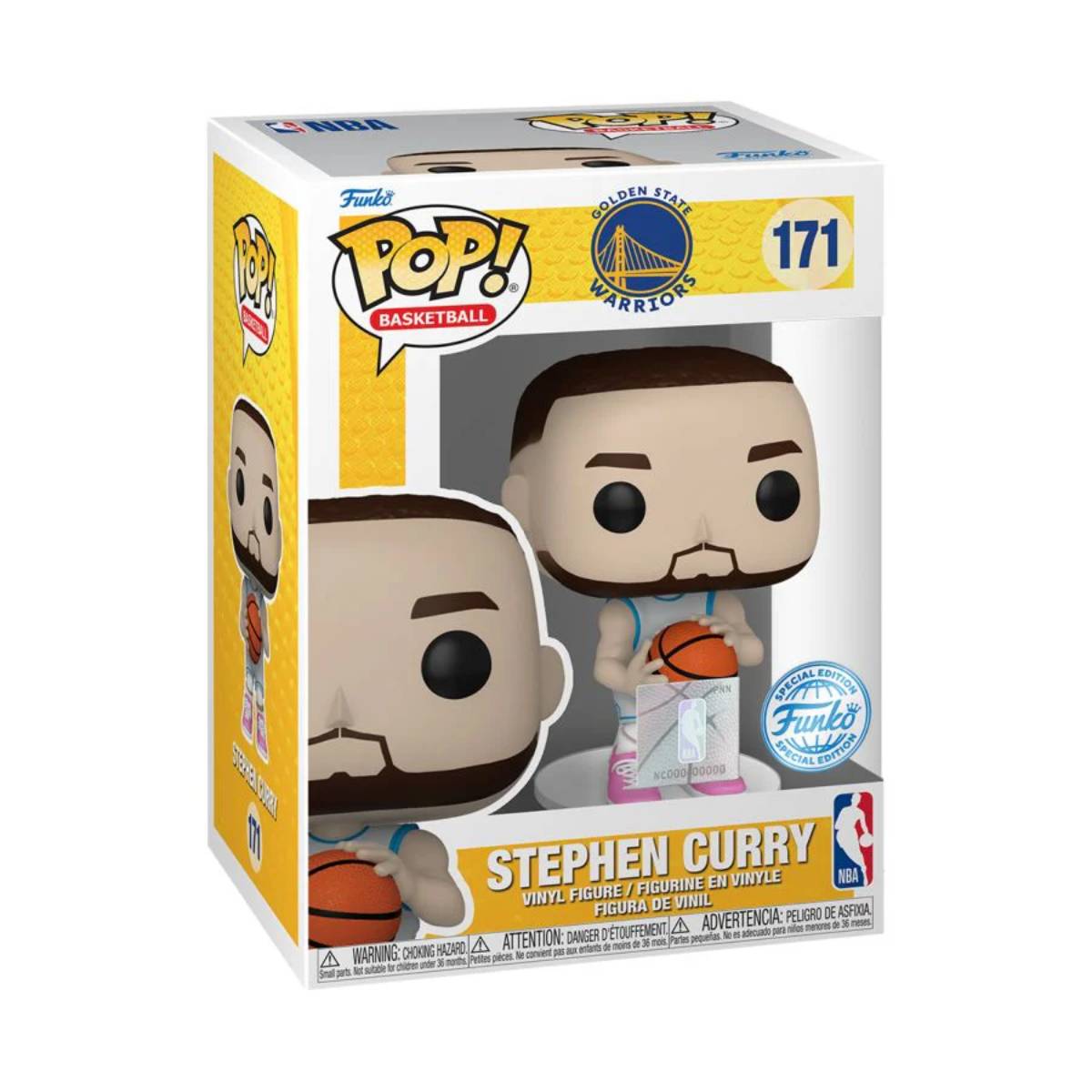 FUNKO POP BASKETBALL NBA WARRIORS STEPHEN CURRY 171