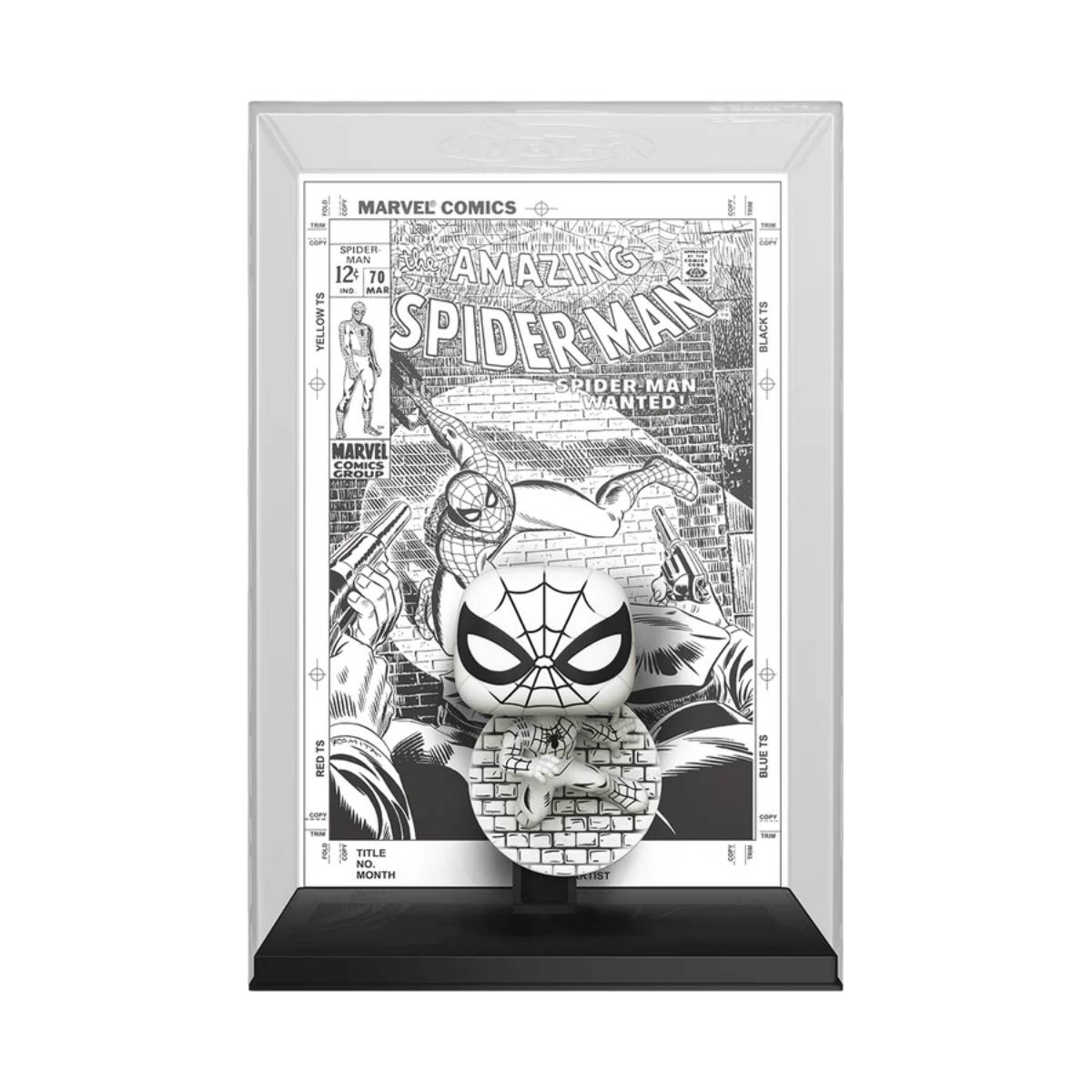 FUNKO POP COMIC COVER MARVEL COMICS 85TH AMAZING SPIDERMAN B&W 58