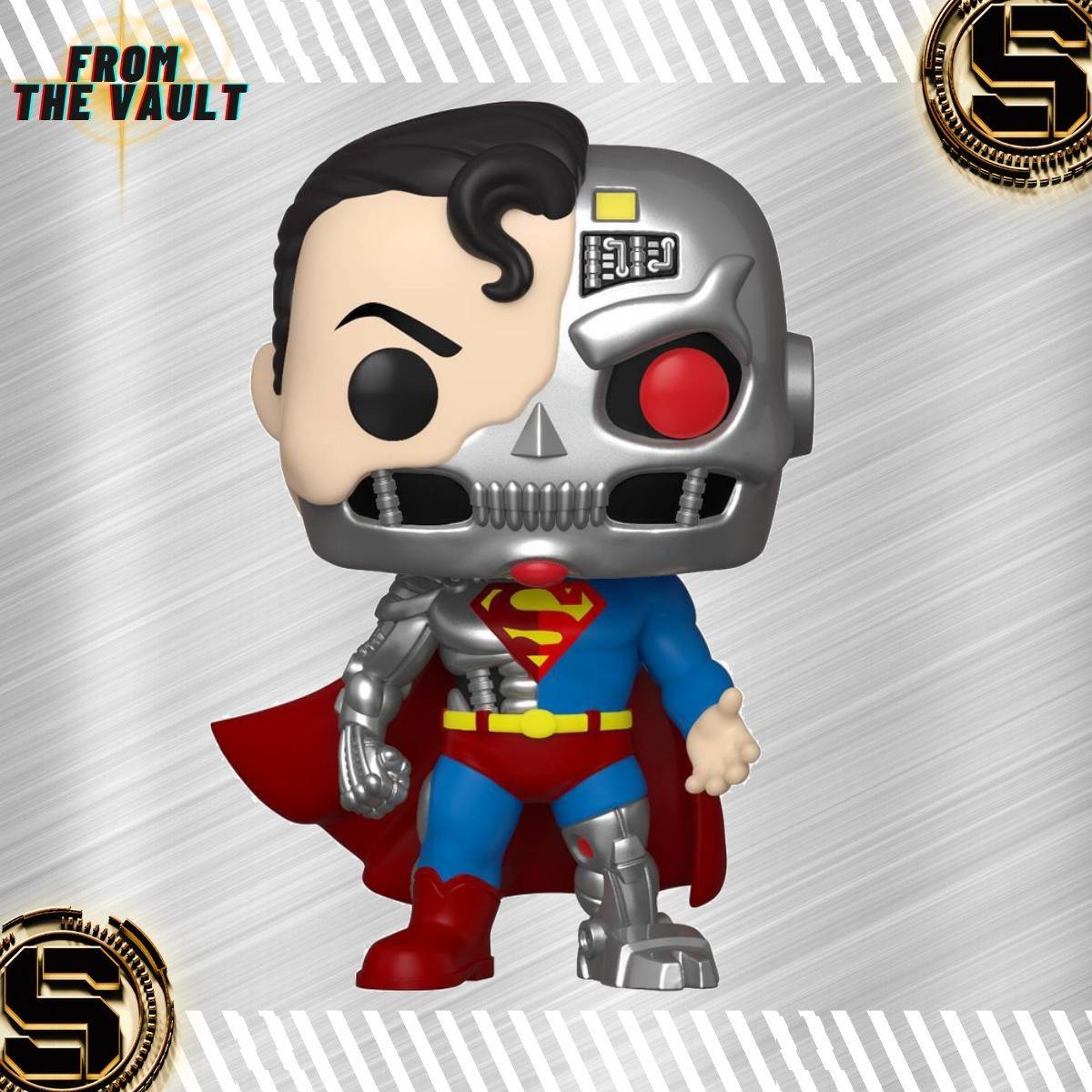 FUNKO POP DC CYBORG SUPERMAN 346 EXCLUSIVO SAHARIS