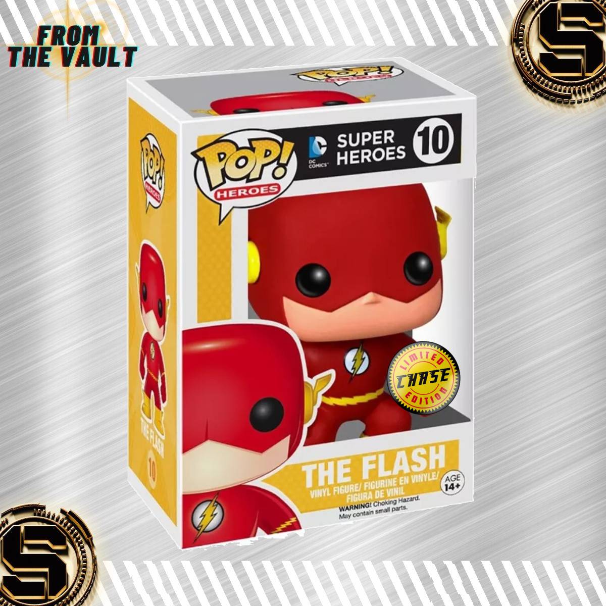 FUNKO POP DC SUPER HEROES THE FLASH 10 CHASE