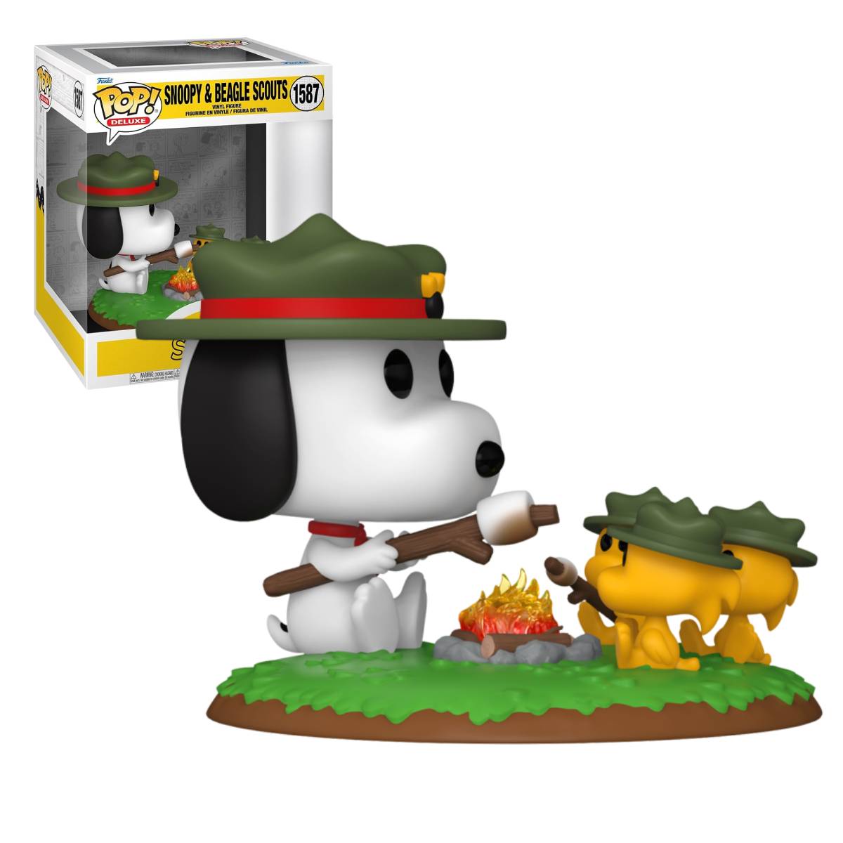 FUNKO POP DELUXE COMICS PEANUTS SNOOPY AND BEAGLE SCOUTS 1587