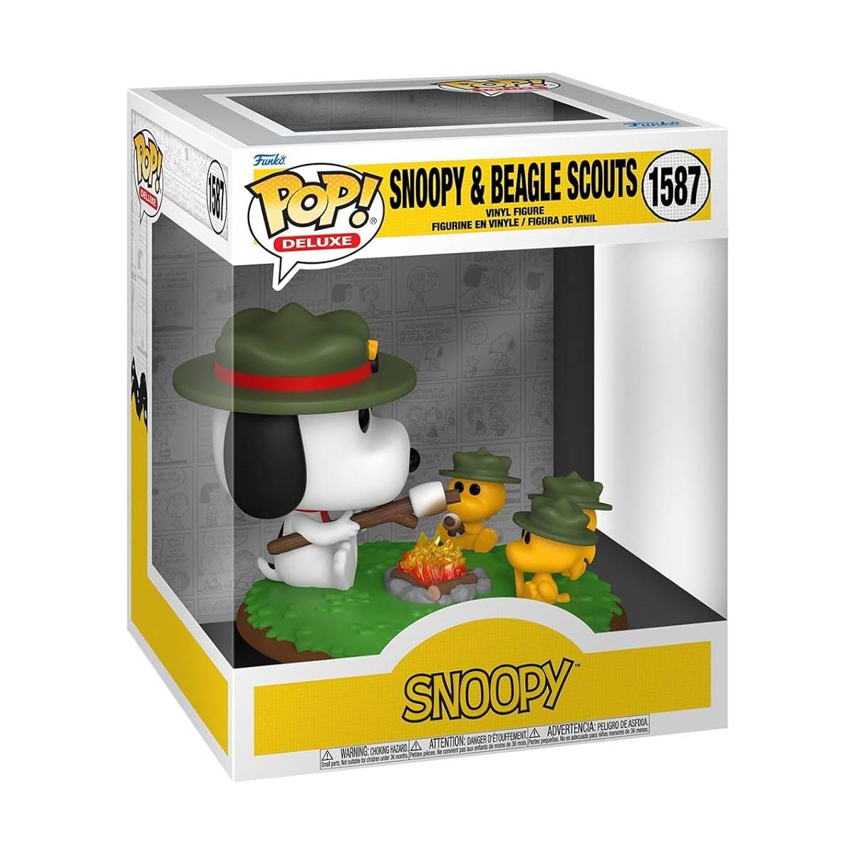 FUNKO POP DELUXE TV PEANUTS SNOOPY AND BEAGLE SCOUTS 1587
