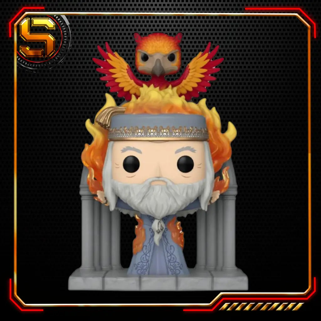 FUNKO POP DELUXE HARRY POTTER ALBUS DUMBLEDORE WITH FAWKES 187