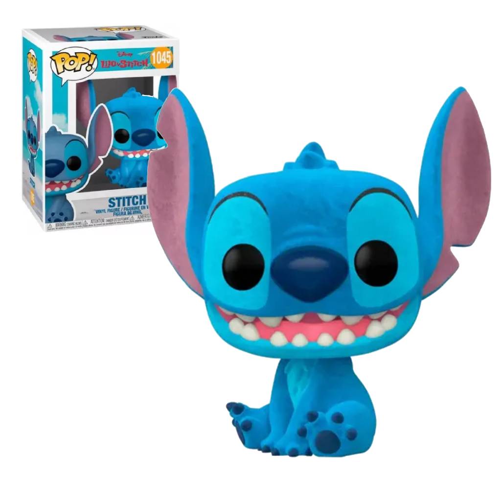 FUNKO POP DISNEY LILO AND STITCH STITCH 1045 FLOCKED EDICIÓN ESPECIAL EXCLUSIVO SAHARIS