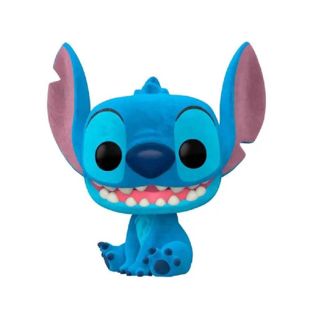 FUNKO POP DISNEY LILO AND STITCH STITCH 1045 FLOCKED EDICIÓN ESPECIAL EXCLUSIVO SAHARIS