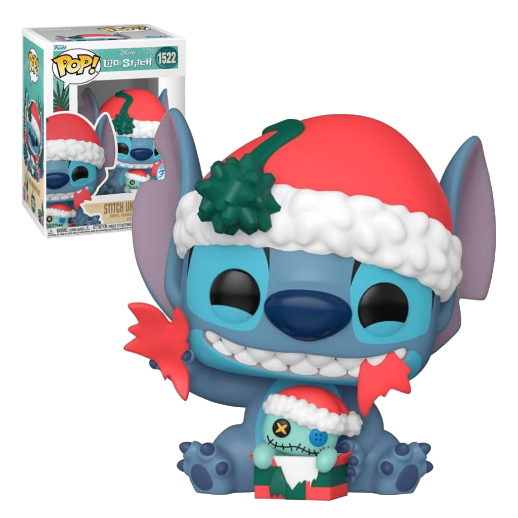 FUNKO POP DISNEY LILO AND STITCH STITCH UNWRAPPING GIFT 1522