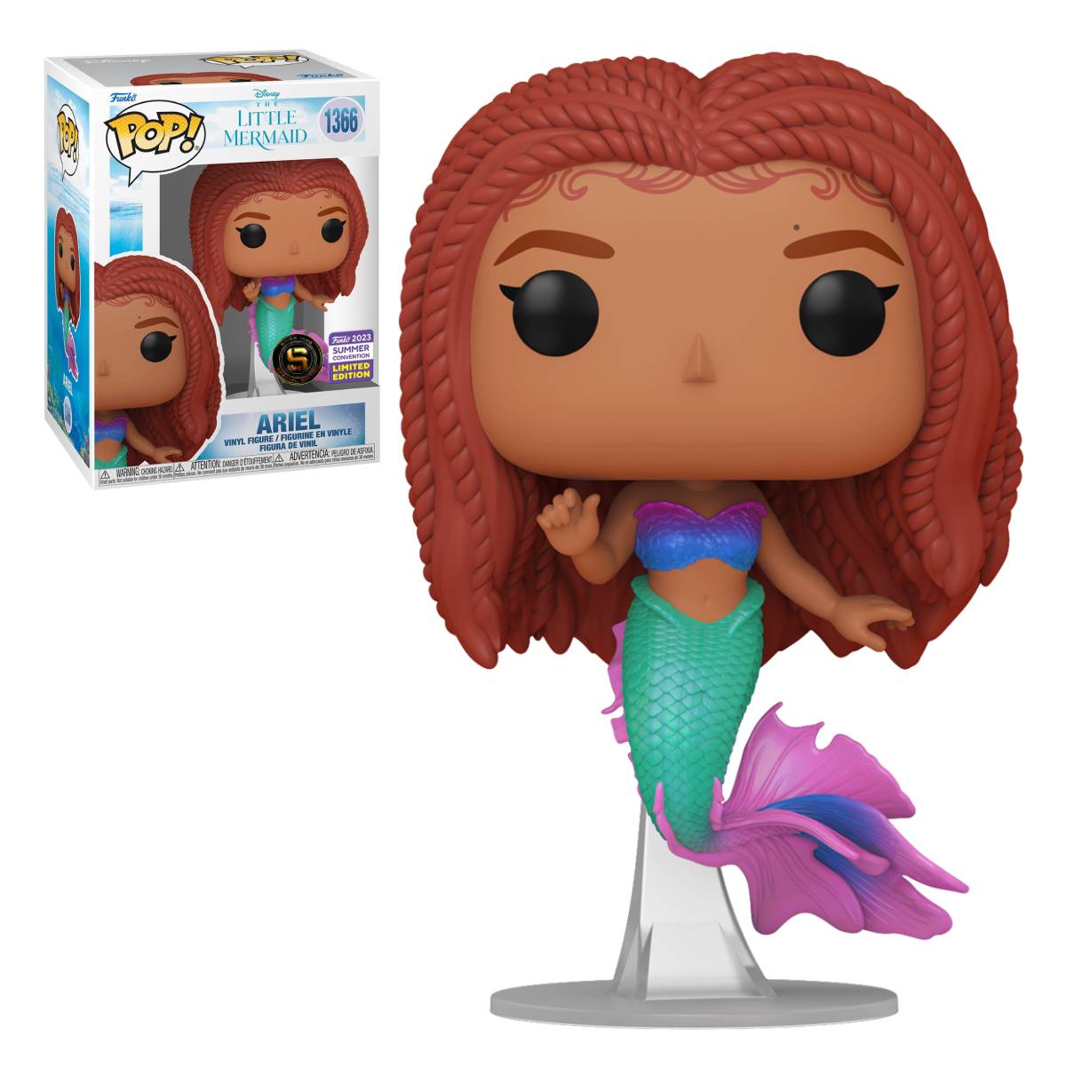 FUNKO POP DISNEY THE LITTLE MERMAID ARIEL 1366  SDCC 2023 EXCLUSIVO SAHARIS