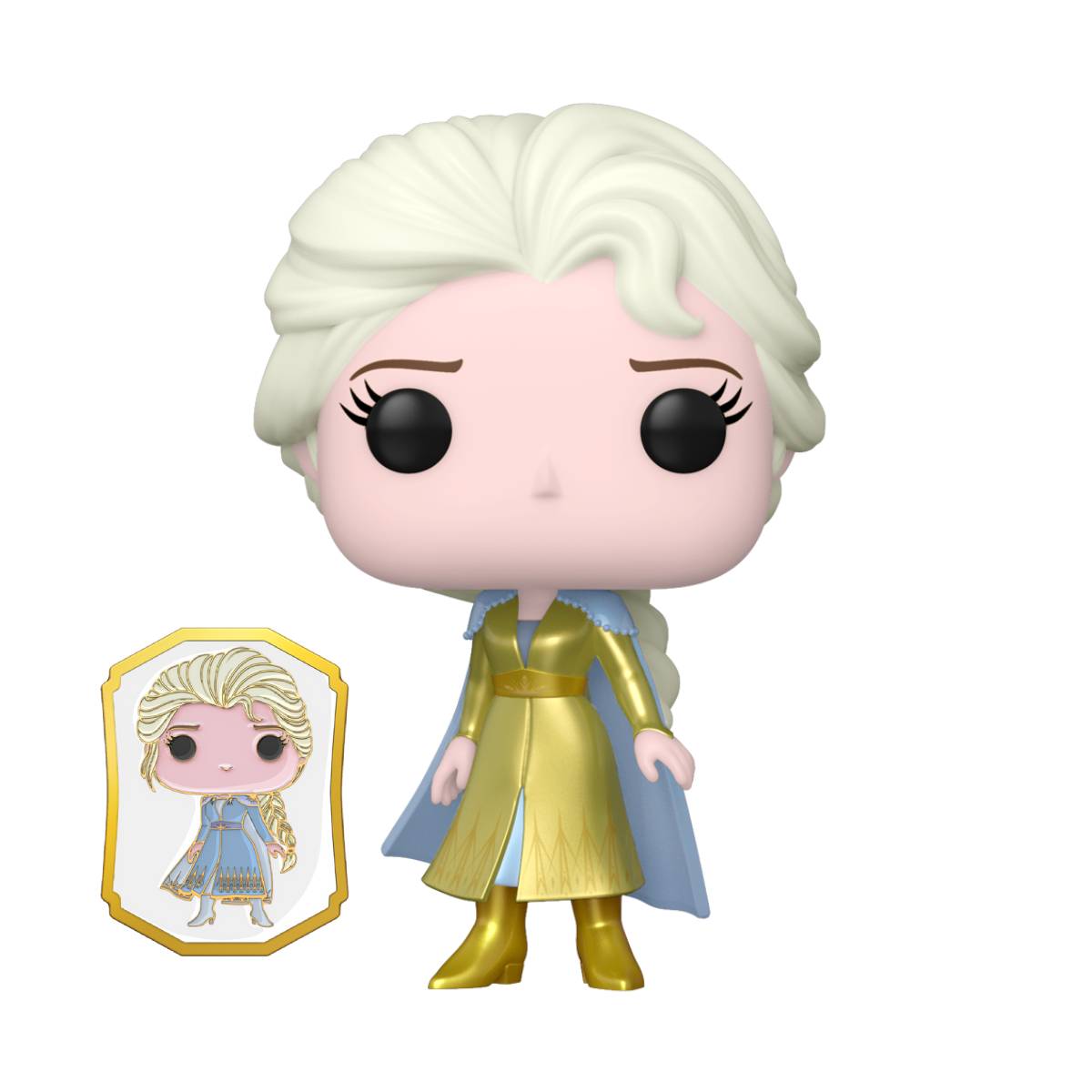 FUNKO POP DISNEY ULTIMATE PRINCESS ELSA WITH PIN 581 GOLD