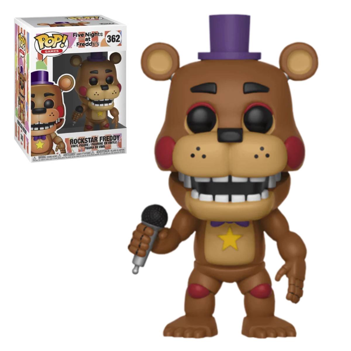 FUNKO POP GAMES FIVE NIGHTS AT FREDDYS ROCKSTAR FREDDY 362