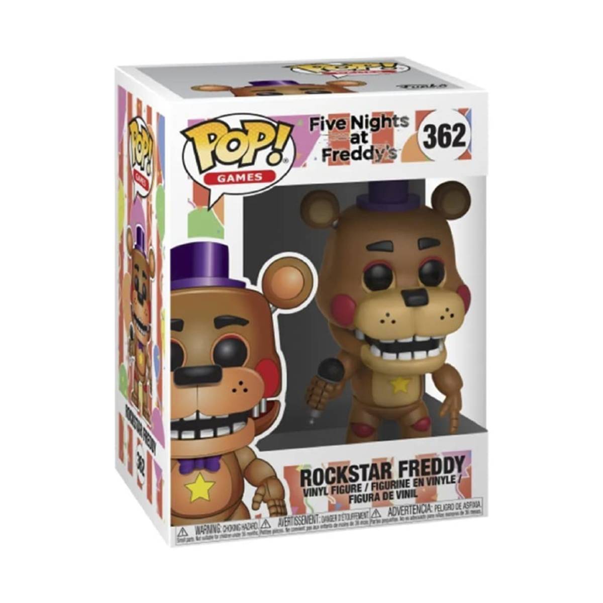 FUNKO POP GAMES FIVE NIGHTS AT FREDDYS ROCKSTAR FREDDY 362