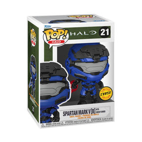 FUNKO POP GAMES HALO SPARTAN MARK V B WITH ENERGY SWORD 21 CHASE