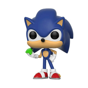 FUNKO POP GAMES SONIIC THE HEDGEHOG SONIC WITH EMERALD 284